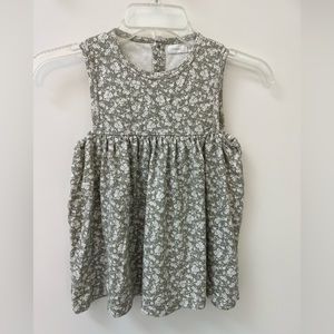 Jamie Kay girls 5T cotton light green floral dress